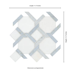 Azula Kaya Mosaic Polished by MSI 11-3/16" x 11-3/16"