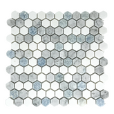 Alezza Hexagon Marble Tile- 1 piece