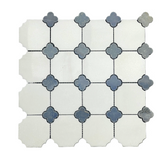 Tenedos Lavender Polished Marble Mosaic Tile- 1 piece