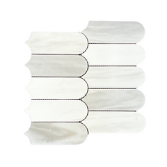 Tenedos HTC190 Moonlit Cascade Marble Mosaic Tile-1 piece