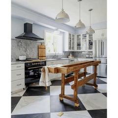 24x24 Calacatta Gold Italian Marble Tile Honed (Matte)