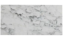 Carrara Marble Italian White Bianco Greyish 6x12 Marble Subway Floor Wall Tile Polished (2 Pieces)