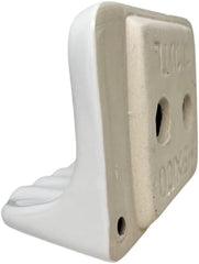 Ceramic Wall-Mounted Soap Dish - White Glazed, Tile Adhesion