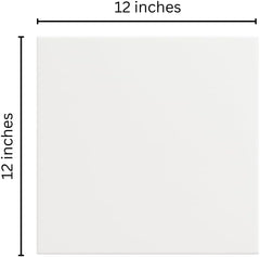 White Matte Square Wall Panel – Single Ceramic Tile 12x12
