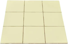 4x4 Buttermilk Ceramic Tile-Box of 10 pcs