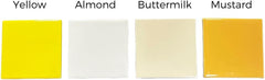 4x4 Buttermilk Ceramic Tile-Box of 10 pcs