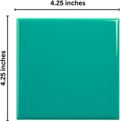 4x4 Ocean Blue Ceramic Tile-Box of 10 pcs