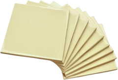 4x4 Buttermilk Ceramic Tile-Box of 10 pcs