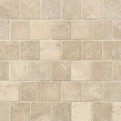 Crema Marfil Spanish Marble 4 X 4 Subway Field Tile Tumbled