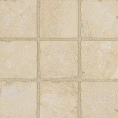 Natural 4x4 Beige Stone Wall & Floor Accent Tile – Rustic Finish, Indoor Outdoor Use