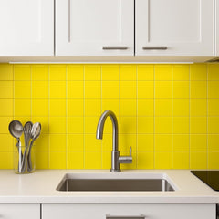 4x4 Yellow Ceramic Tile-Box of 10 pcs