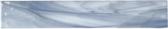 Tenedos HTCFD 2x12 Polished Blue Swirl Glass Wall Tile, Marble-Effect Linear Design, Straight Edge Decorative Tile for Backsplash and Shower Walls