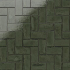 Tenedos HTCRC 3x6 Glossy Ceramic Wall Tile – Modern Graphic Subway Tile for Kitchen Backsplash and Bathroom Walls