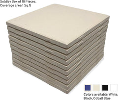 4x4 Almond Ceramic Tile-Box of 10 pcs