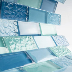 Blue Glass Decorative Wall Sheet