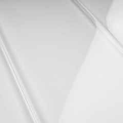 4x12 White Glass Subway Tile