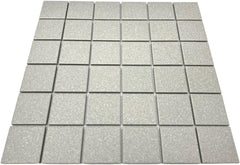 12x12 Matte Grey Unglazed Porcelain Square Tile – Italian Inspired Modern Floor-Wall Mosaic