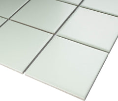 4x4 Mint Green Porcelain Matte Mosaic Tile (12x12 sheet)