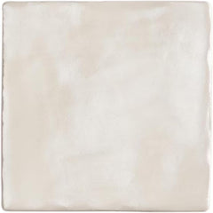Tenedos 4x4 Inch HTCFD Premium Quality Matte Zellige Ceramic Tile with Subtle Shimmer | Handmade Look Moroccan Square Wall Tile for Kitchen Backsplash & Bathroom Wall