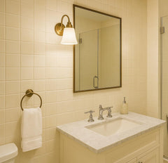 4x4 Buttermilk Ceramic Tile-Box of 10 pcs