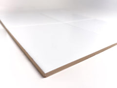 Matte White 6"x6" Ceramic Wall Tile for Kitchen Backsplash & Bathroom - Sold Per Sq.Ft.
