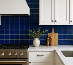 4x4 Cobalt Blue Ceramic Tile-Box of 10 pcs