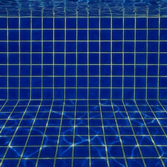 2x2 Dark Blue Glossy Square Wall Cover Panels (1 sheet)