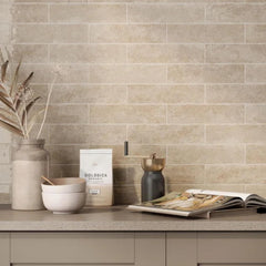 Tenedos HTCRC 3x12 Glossy Ceramic Wall Tile – Kitchen Backsplash Bathroom Wall Shower Accent – Decorative Color Variation – 1 Box (50 Pieces)
