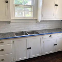 Tenedos HTCLW 3x12 Glossy Cloud Ceramic Subway Tile, Smooth Surface, Pressed Edge, Water-Resistant Wall Tile for Backsplash, Bathroom, Shower