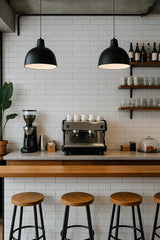 Modern 2x8 Porcelain Wall Cladding – Glossy White Interior Tile