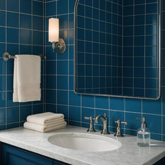 4x4 Galaxy Blue Ceramic Tile-Box of 10 pcs