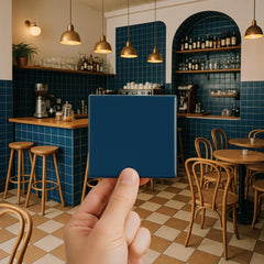 4x4 Galaxy Blue Ceramic Tile-Box of 10 pcs