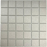 12x12 Matte Grey Unglazed Porcelain Square Tile – Italian Inspired Modern Floor-Wall Mosaic