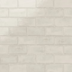 Tenedos HTCRC 3x6 Glossy Ceramic Wall Tile – Modern Graphic Subway Tile for Kitchen Backsplash and Bathroom Walls
