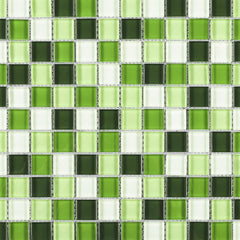 Forest Glint Square Tile – 1 Mesh Sheet for Interiors