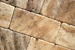 Philadelphia 3 X 6 Travertine Tumbled Brick Tile (1 Sqft)