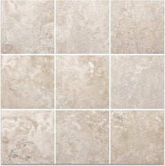 12x12 Travertine Natural Stone Cream Beige Ivory Tile