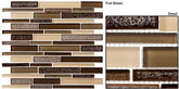 GT Glass Wall Tile Bella Muro Monterey Suede BMS-242