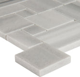 MS International BERGAMO-MP10MM Mesh-Mounted Wall Floor Tile 11.69 x 11.69 in. x 10 mm Mosaic