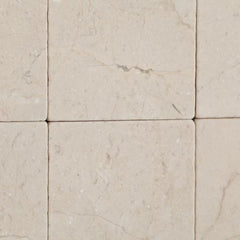 Tenedos Crema Marfil 4x4 Tumbled Field Tile