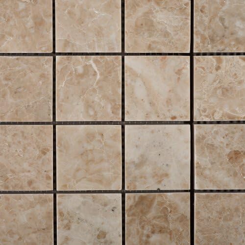 Cappuccino 2X2 Marble Polished Mosaic Floor and Wall Tile