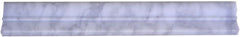 Carrara White Honed Marble Chair Rail Molding 2x12 Wall Tile