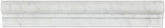 White Bianco Carrara Marble 2x12 Ogee Chair Rail Liner Trim Wall Tile