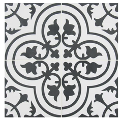 Encaustic Amantus 8 in. x 8 in. Matte Porcelain Patterned Look Floor and Wall Tile (5.16 sq. ft./Case)