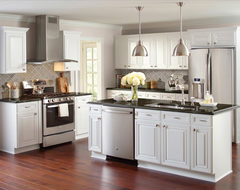 Dove Gray Arabesque 1 in. x 15 in. Glossy Ceramic Mesh-Mounted Mosaic Wall Tile by MSI (11.7 sq. ft. / case)