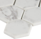 MS International GLS-STACEL6MM Mesh-Mounted Tile Mosaic Recycled Wall Glass Tile (Box of 15 Sheets)