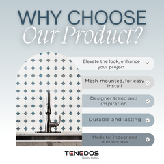 Lavender Marble Mosaic Tile 1 piece