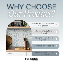 Suzi Marble Hexagon Tile-1 piece