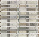 Ming Bamboo Mosaic Marble Floor Wall Tile for Bathroom and Kitchen Walls Kitchen Backsplashes