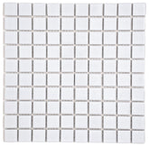 Square White Porcelain Mosaic for Bathroom, Wall, Entrance, Pool, Shower, Floor Tile